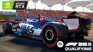 Esteban Ocon Haas VF-25 | 2025 Chinese Grand Prix Qualifying - F1 25 Ultra Realistic Gameplay
