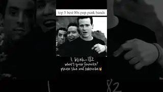 Top 5 best 00s pop punk bands! Blink-182, simple plan, sum 41 #poppunk #00s