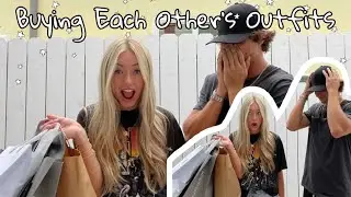 We bought each other outfits! || COUPLES EDITION (shopping challenge)