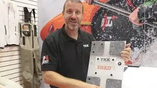 David Kelly introduces YKK's SNAD&reg; fasteners at IFAI EXPO 2019