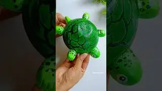 DIY Turtle from old diya || Old diya Reuse idea #shorts #shreyaworld #diy #craft #ideas