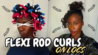 Локоны FLEXI ROD на локонах | Праздничный стиль для новичков