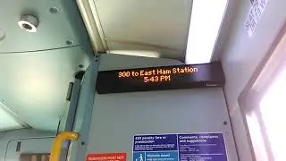 300 to East Ham Station. (Ibus)
