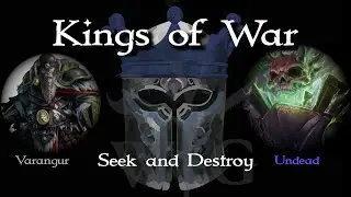 Kings of War CoK 2025 - Varangur vs Undead - Scenario: Seek and Destroy