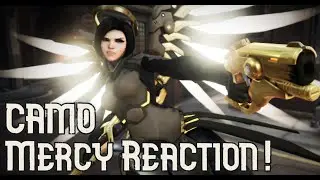 [Overwatch] Camouflage Mercy Skin Reaction!