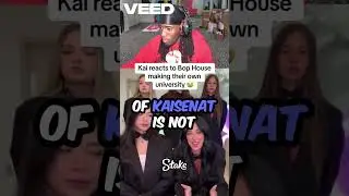 Kai reacts to Bop House making their own university😭 #kaicenat #shorts