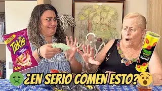 Mi ABUELA VS la COMIDA de ESTADOS UNIDOS  |🚨 MALA IDEA 🚨