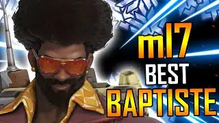 28K HEALS! ML7 INSANE Baptiste - Overwatch Gameplay Season 28 Top 500