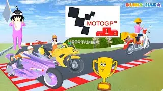 Balap Motor GP Mandalika Gantiin Pembalap Sakit Perut krn Curang 🏍️🏆 | Sakura School Simulator