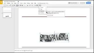 Redigera bilder i Google-presentation