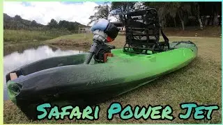 Caiaque SAFARI POWER JET com MOTOR Pantaneiro Turbo Jet