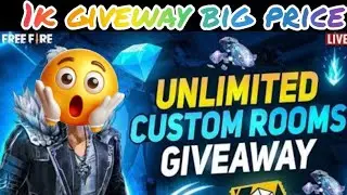 Free fire live streaming giveaway way custom live guild test