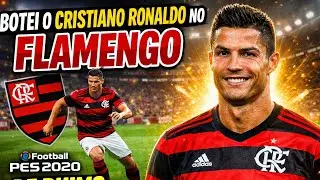 Botei o Cristiano Ronaldo no Flamengo no efootball PES 2020