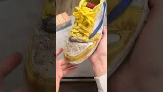 The BEST Way To Clean Air Jordan 1 Travis Scott Canary