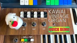 KAWAI Vintage Organ Sound Demo: the Sound of 70s