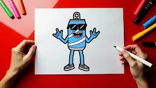 Как нарисовать SWAG SODA Brainrot шаг за шагом