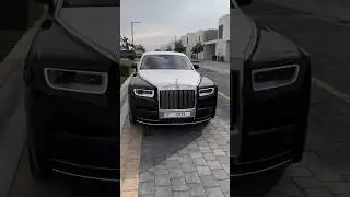 The Art of Presence: Rolls-Royce Phantom in Black and White Elegance
