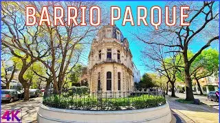 【4K】WALK BARRIO PARQUE, Buenos Aires - (Palermo Chico) | [Walking tour PALERMO]