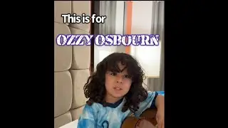 For OZZY from Marco, he told me send this video for Ozzy 🥺 he is singing war pigs 