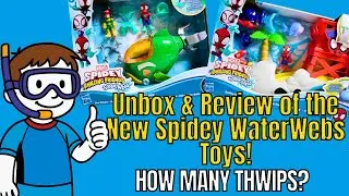 Spidey Water Webs: Spidey Island & Doc Ock&rsquo;s Sea Whaler Toy Review | How Many THWIPS?!