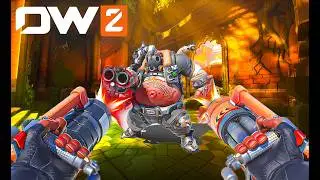 Overwatch 2 Multiplayer 🔥Mauga Best Tank Hero No Commentary [4K]