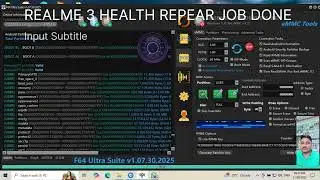 ####REALME 3 EMMC HEALTH REPEAR #### F64 BOX SE ####