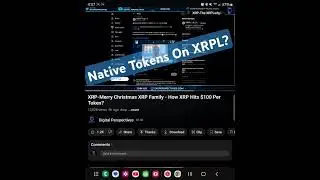 #XRP- The Native Tokens On XRPL Are Not XRP?