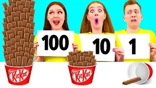 100 Layers of Food Challenge | Funny Kitchen War by PaRaRa Challenge
