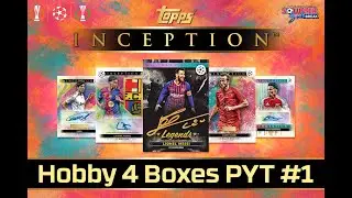 2024-25 Topps Inception UCC Hobby 4 Boxes PYT #1