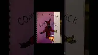FNaF: The Yellow Rabbit/Springtrap drawing #short