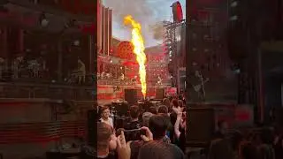 Rammstein Show Fail (Bern, 18.6.23) but technician quickly intervenes, during 