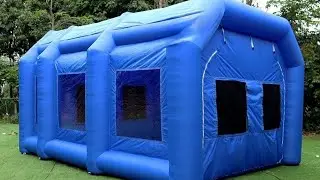 Blue Inflatable Spray Paint Booth for Sale