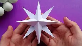 Sterne basteln für Weihnachten - Leichte Weihnachtssterne als Weihnachtsdeko basteln mit Papier ⭐