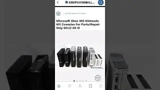 $99.99 US may seem a good deal for all these broken Xbox 360s and Wiis #shopgoodwill #wii #xbox360