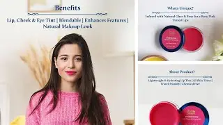 Blue Nectar Lip Tint Balm for Lips & Cheeks 3M Views #look #skincare #BlueNectarLipTintBlam