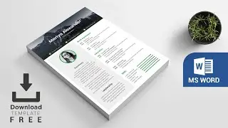 How to Create a Standard Resume/CV in MS Word  ⬇ DOWNLOAD FREE (2022)