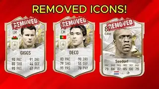 REMOVED ICONS IN FIFA/EA FC HISTORY! Ft. Giggs, Deco, Seedorf, etc.