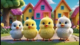 Seven Little Chicks Learn to Hop | Counting Song for Kids | Nursery Rhymes and Baby Songs