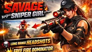 💥🔫 When Sniper Girl Enters Free Fire | Nonstop Headshots🎯 |#shoot #snipergirl #youtube #youtubevideo