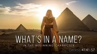 Genesis Series: What's In A Name? | SUN AM 11.2.25