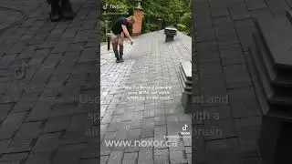 How to paint a shingle roof with Noxseal