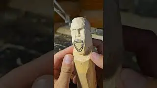 Делаем прекрасное лицо из дерева