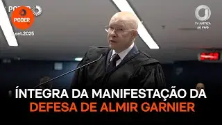 Assista &agrave; &iacute;ntegra da manifesta&ccedil;&atilde;o da defesa de Almir Garnier