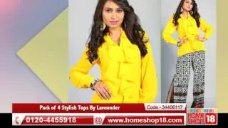 Homeshop18.com - Pack of 4 Stylish Tops By Lavennder