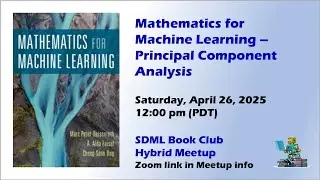 Dimensionality Reduction with Principal Component Analysis - Mathematics for Machine Learning