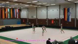 1. Durchgang - TB Germania Neulu&szlig;heim - Talentsichtung Sch&uuml;lerinnen RSG Gruppen 2019 in Dahn