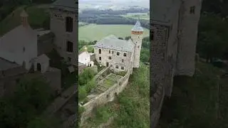 Epic Aerial Castle Views🇨🇿 - Drone Over Czech Castles #travel #shorts #explore #czech #drone #fyp