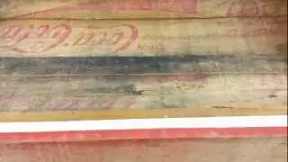 Vintage Coca Cola Wooden Chest made with Crates - Enjoy Coke