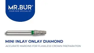 ISO S845KR Mini Inlay Onlay Coarse Diamond Bur FG Short | MR.BUR