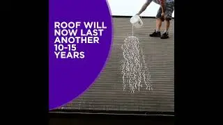 See what GoNano can do on a 20 year old Roof!